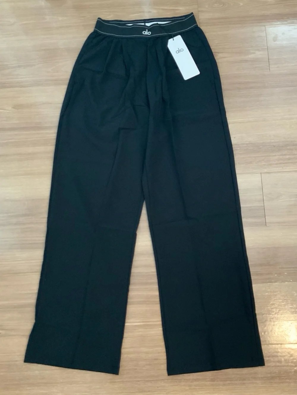 Alo Yoga Womens Suit Up Trouser Black Brand New Size XS Extra Small Pants